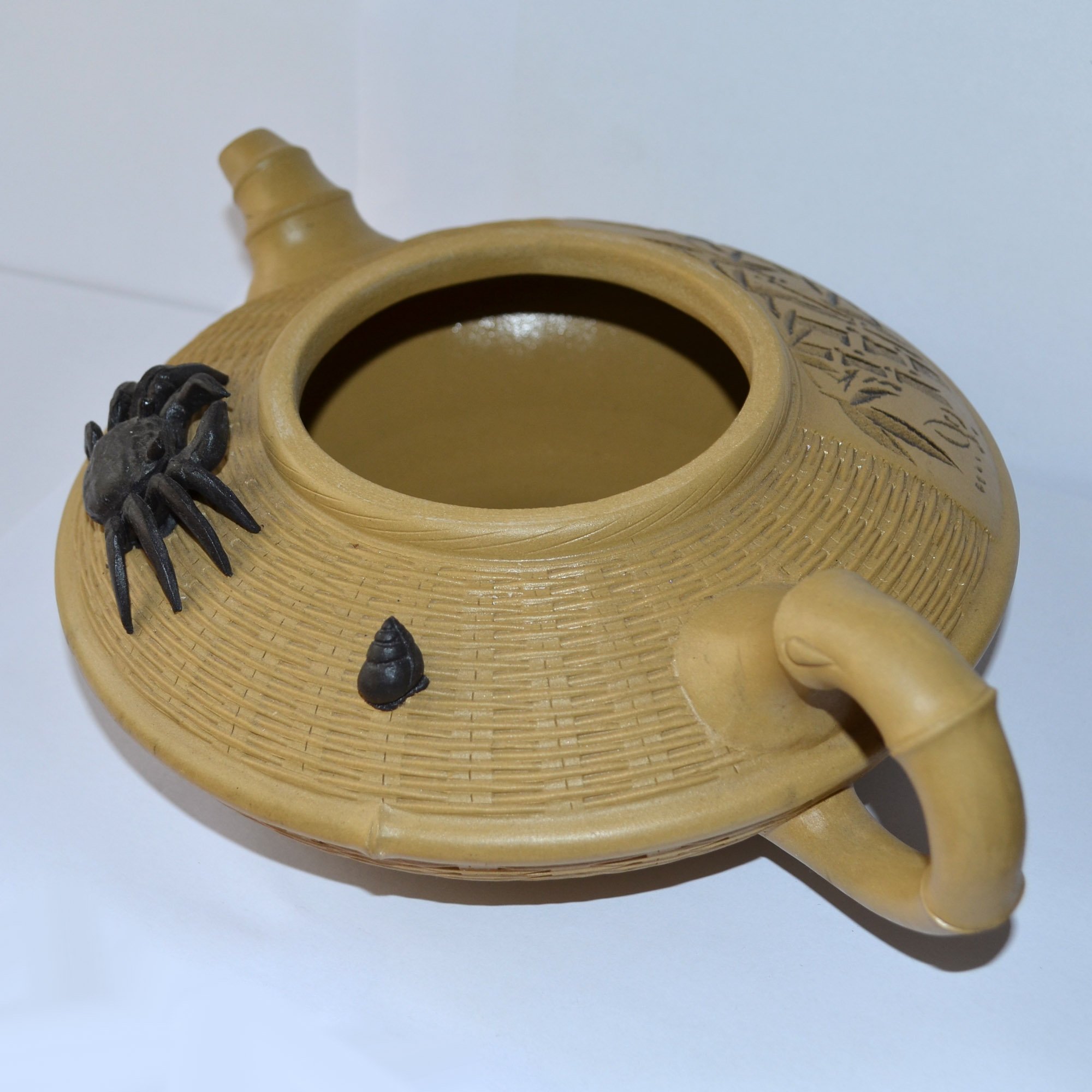 Amazon | Yixingティーポット35oz / 1100ml中国Zishaポットイエロー